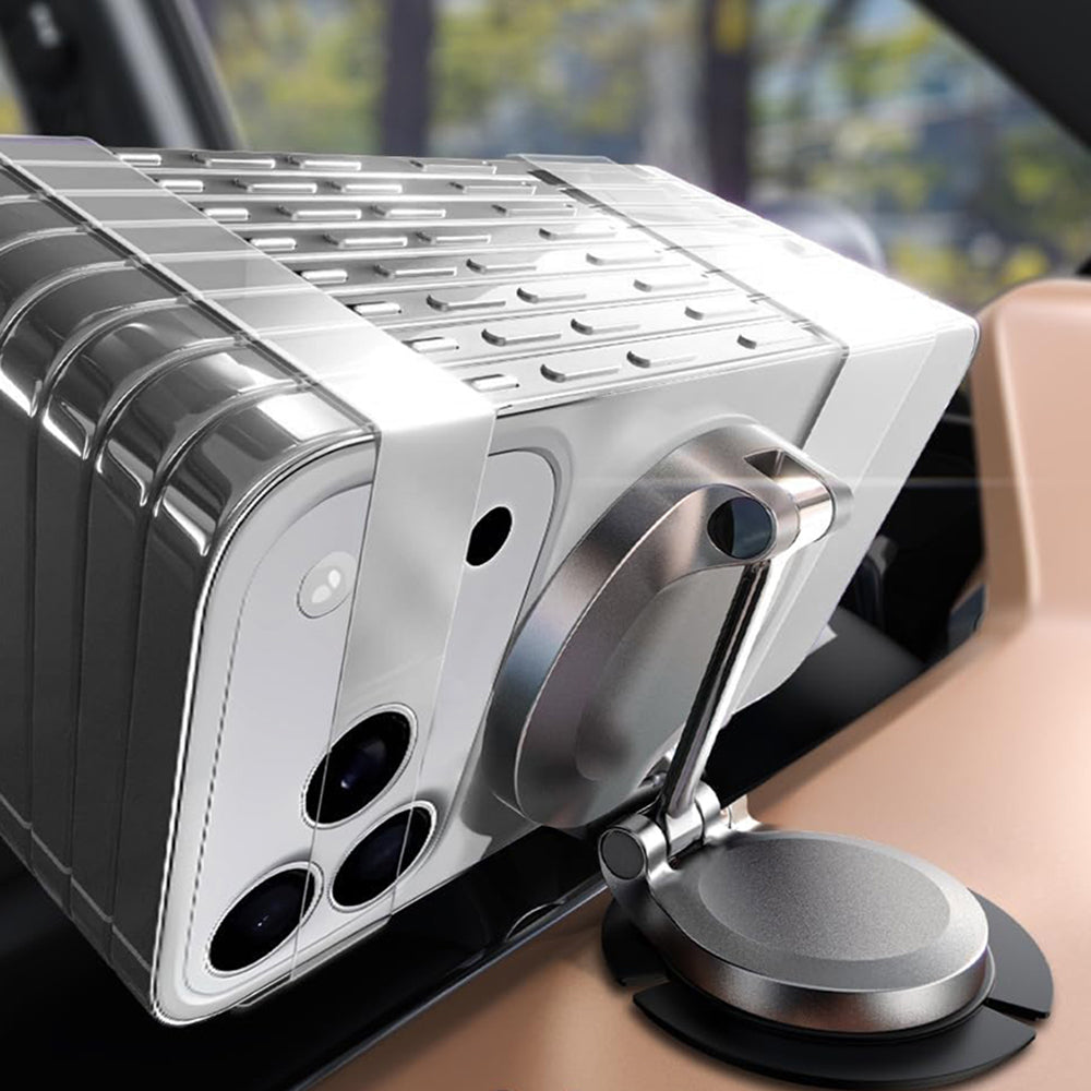 Lisen - Car Holder with Wireless Charging (YL0223090006) - Magnetic, for Dashboard, Universal, Elegant, 15W - Black