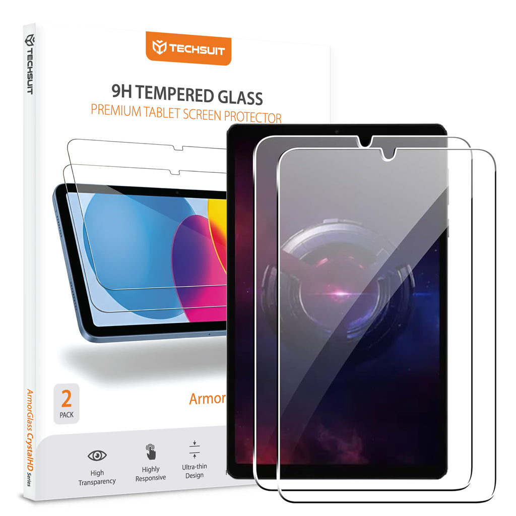 Techsuit - ArmorGlass CrystalHD (2 pack) - Lenovo Legion Tab Gen 3 - Clear
