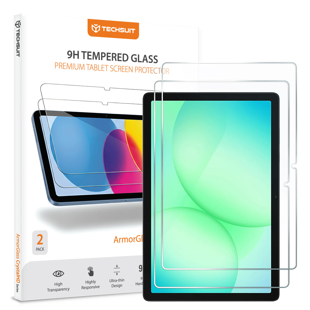 Techsuit - ArmorGlass CrystalHD (2 pack) - Samsung Galaxy Tab A9 Plus / A11 Plus - Clear