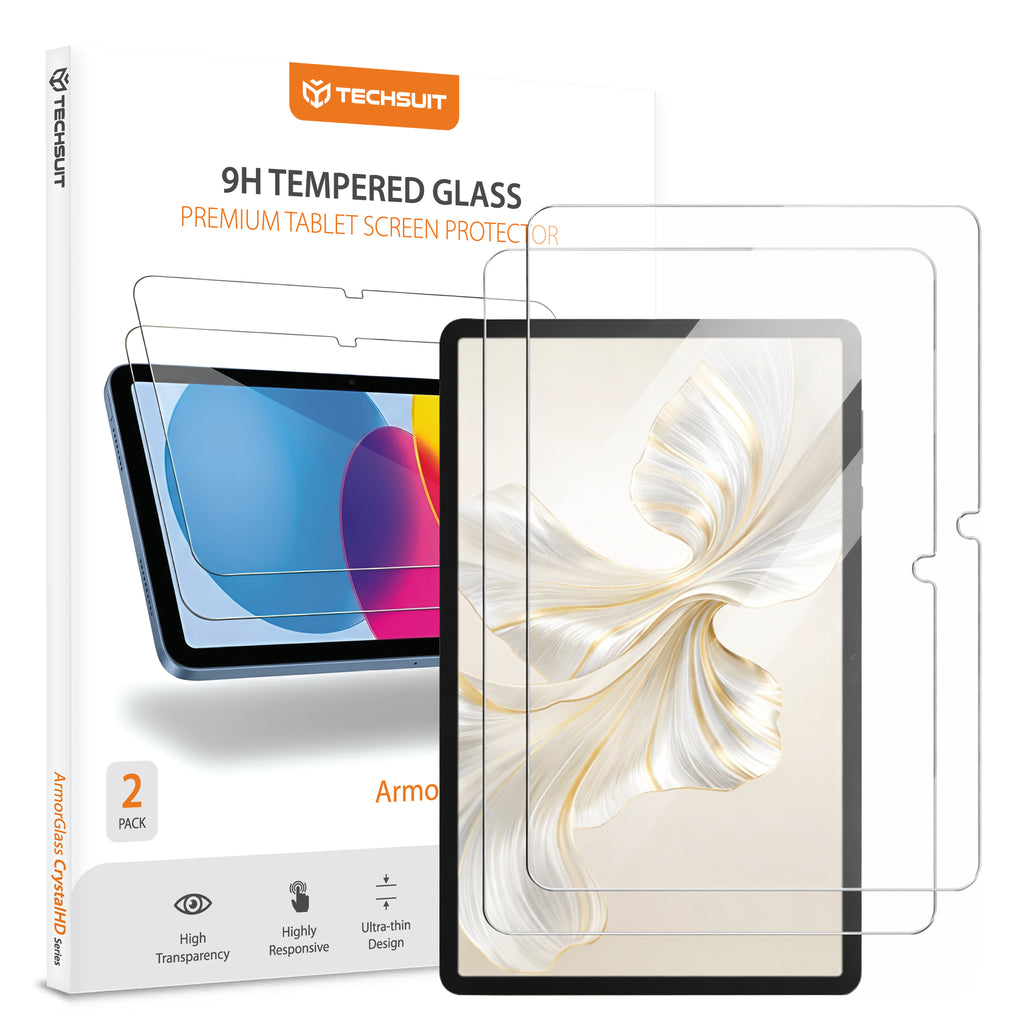 Techsuit - ArmorGlass CrystalHD (2 pack) - Honor Pad 9 / Pad 10 - Clear