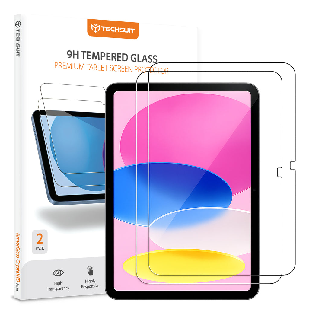 Techsuit - ArmorGlass CrystalHD (2 pack) - iPad 10 (2022) 10.9 / 11 (2025) - Clear