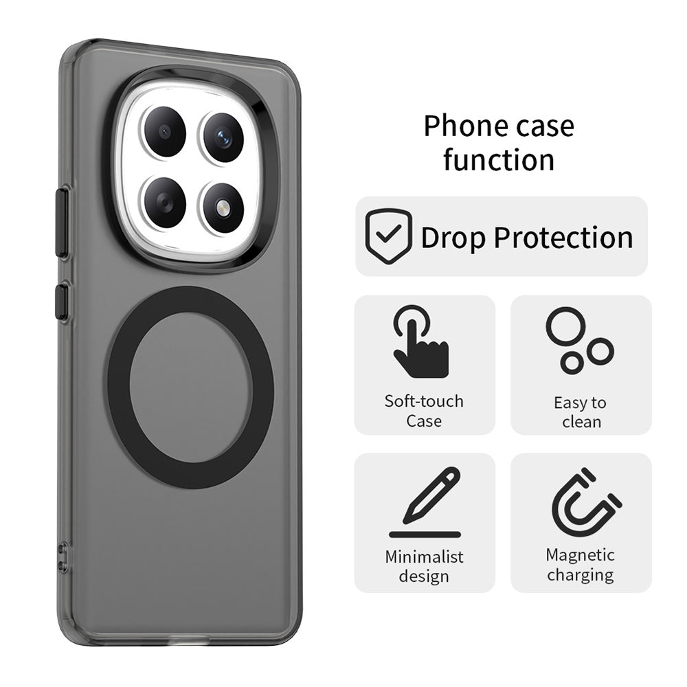 Techsuit - CandyCase MagSafe - Xiaomi Redmi Note 15 5G / Note 15 4G / Poco M8 5G - Black