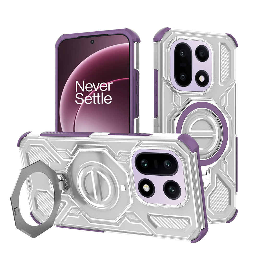 Techsuit - Carbon Shield PRO - OnePlus 15 - Purple Transparent