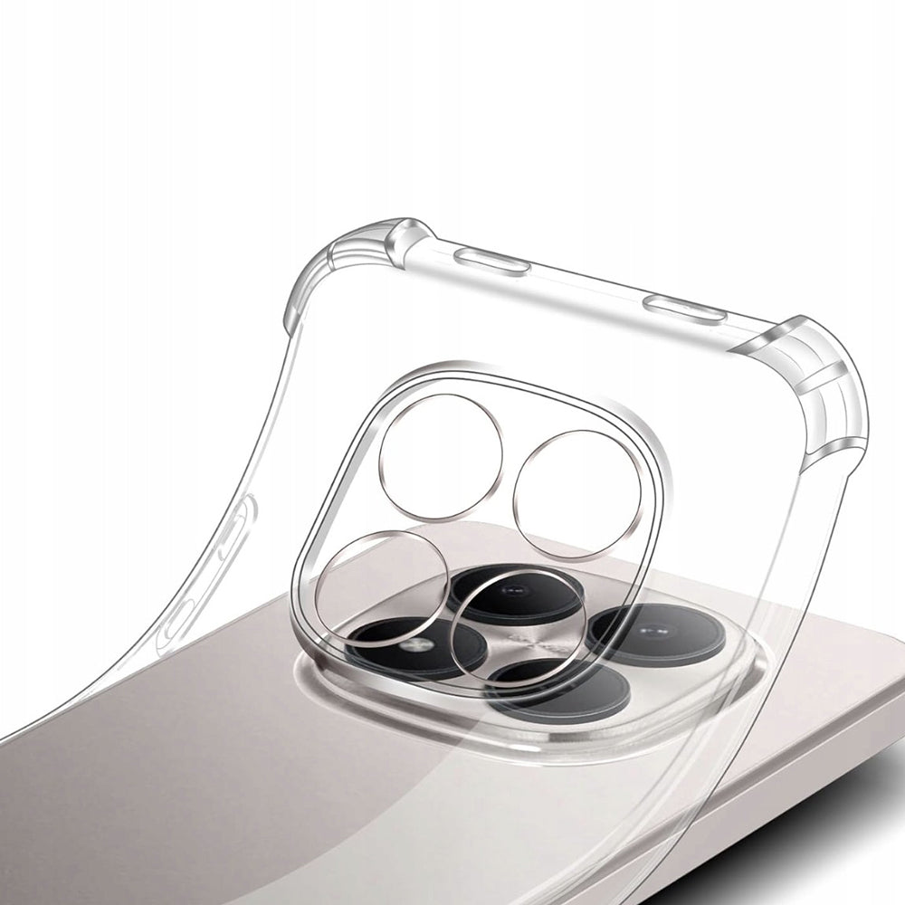Techsuit - Shockproof Clear Silicone - Xiaomi Redmi Note 15 Pro 5G - Clear