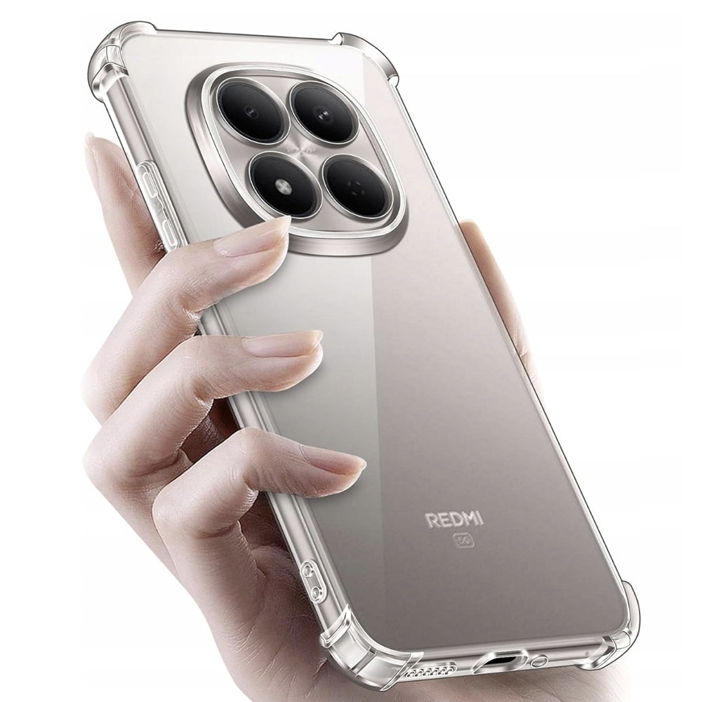 Techsuit - Shockproof Clear Silicone - Xiaomi Redmi Note 15 Pro 5G - Clear
