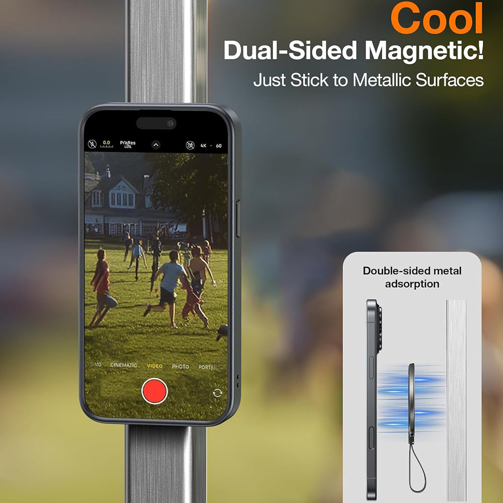 Torras Suport Torras Ostand Magnetic Ring, 360° Rotatable Stand, Phone Holder/Grip, Easy Attach, Negru – imagine 6