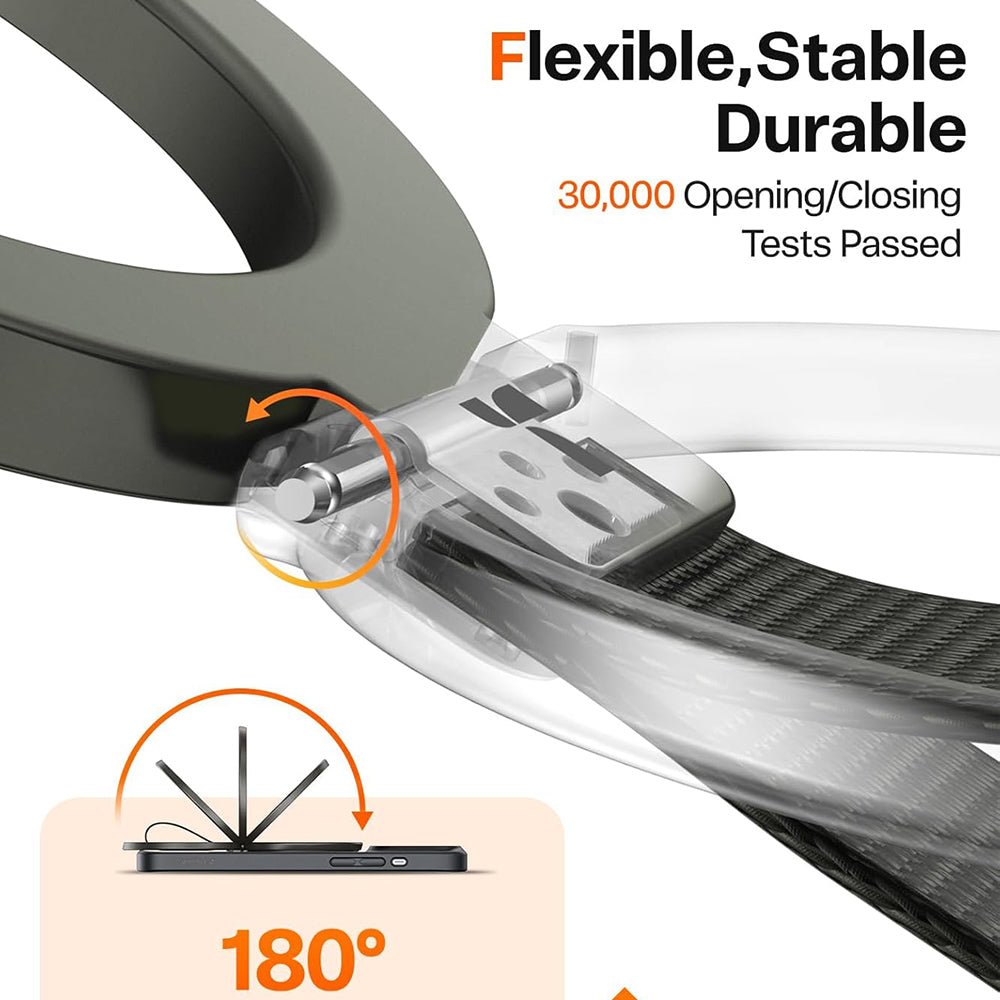 Torras Suport Torras Ostand Magnetic Ring, 360° Rotatable Stand, Phone Holder/Grip, Easy Attach, Bleumarin – imagine 3