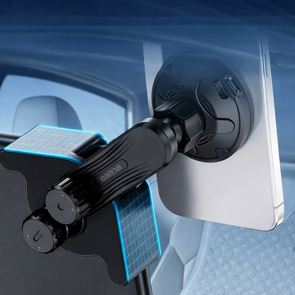 Blueo - Car Holder with Wireless Charging Ape Legend - for EV Car, Type-C, 15W, 360 Rotation - Black