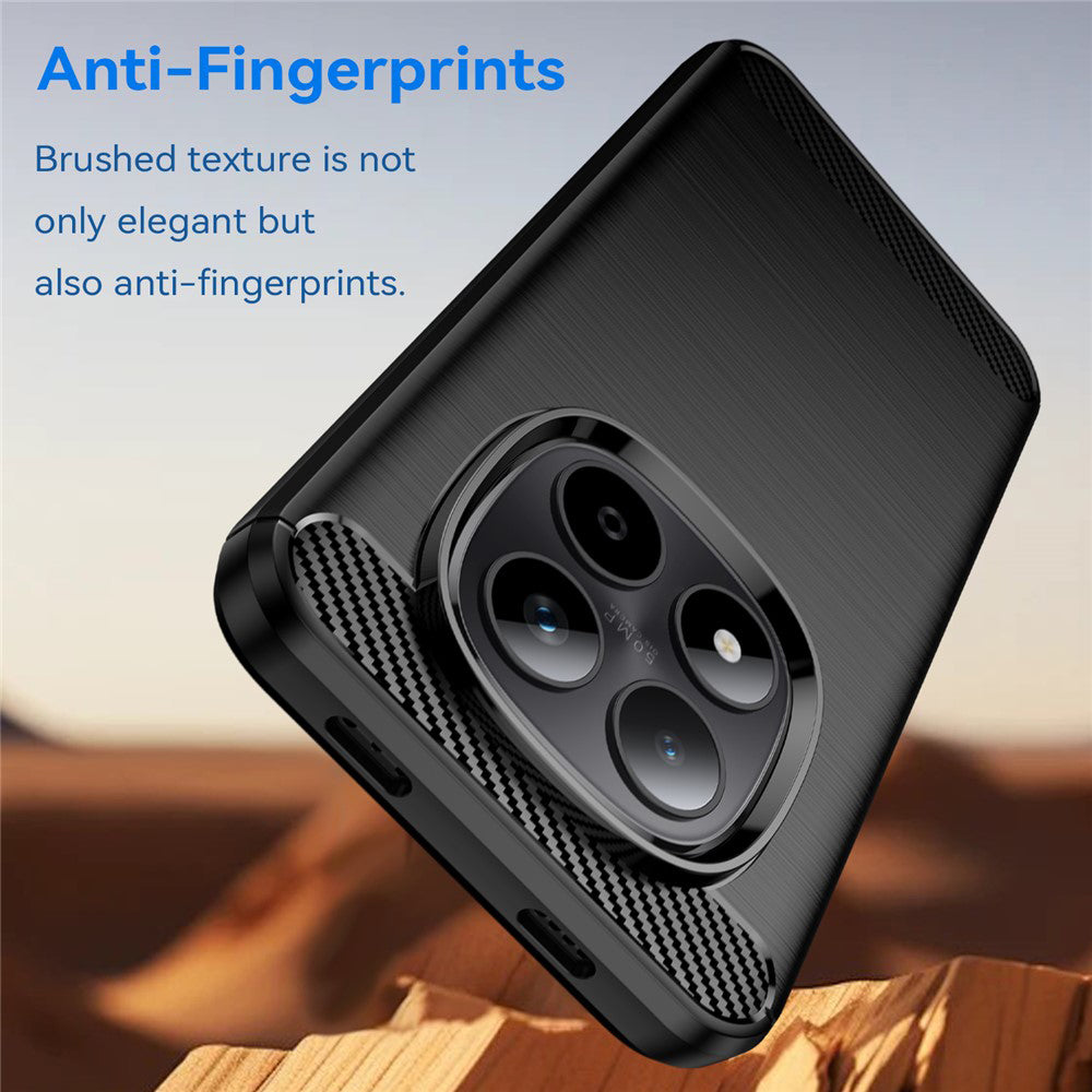 Techsuit - Carbon Silicone - Xiaomi Redmi Note 15 5G / Note 15 4G / Poco M8 5G - Black