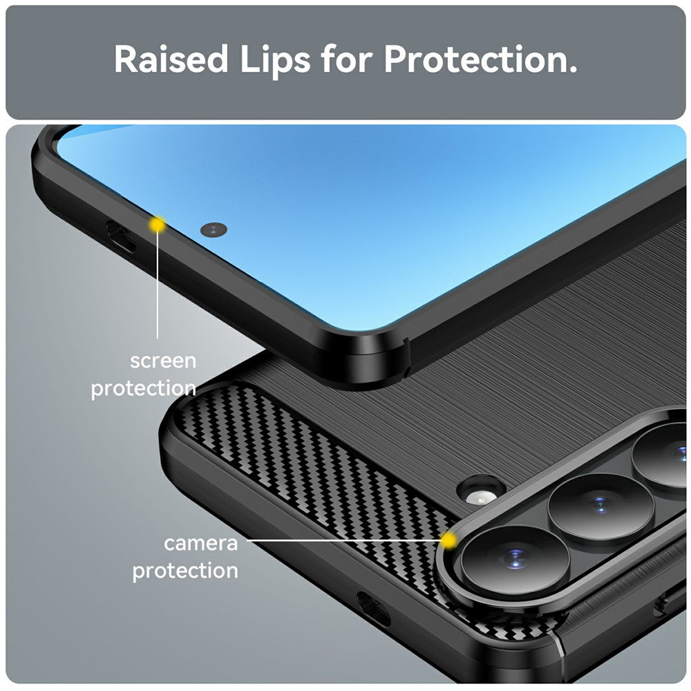 Techsuit - Carbon Silicone - Samsung Galaxy S26 Plus - Black