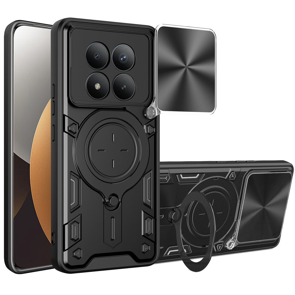 Techsuit - CamGuard Pro - Xiaomi Redmi Note 15 Pro+ 5G / Poco M8 Pro 5G - Black