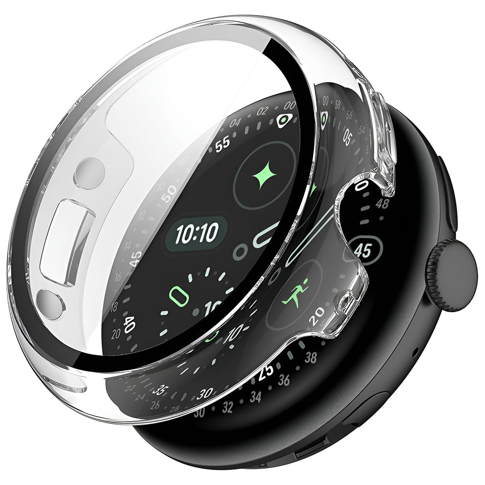 Techsuit - Defense360 Pro + Screen Protector - Google Pixel Watch 4 45mm - Clear