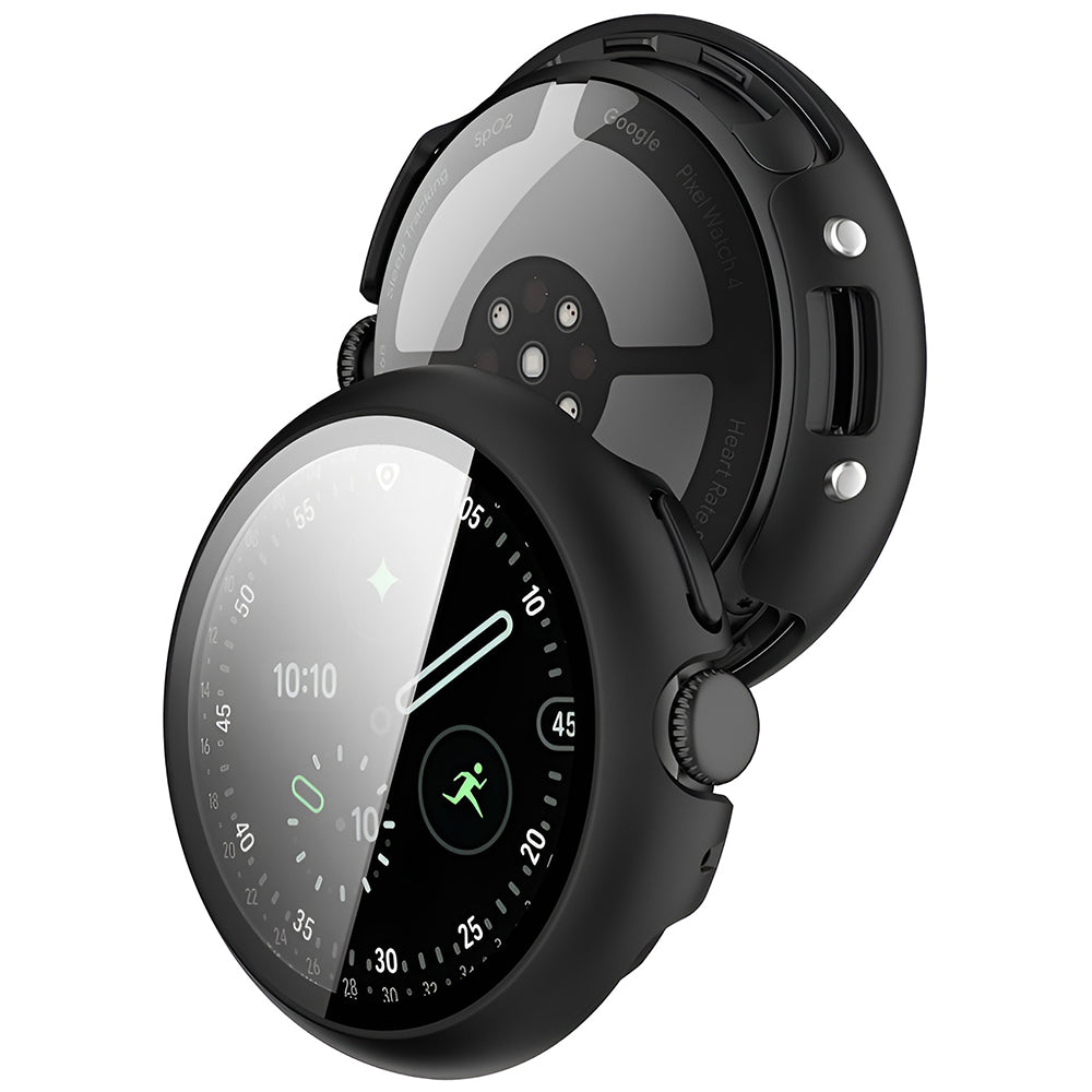 Techsuit - Defense360 Pro + Screen Protector - Google Pixel Watch 4 41mm - Black