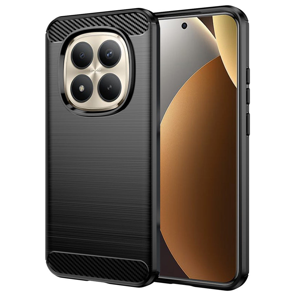 Techsuit - Carbon Silicone - Xiaomi Redmi Note 15 Pro+ 5G / Poco M8 Pro 5G - Black