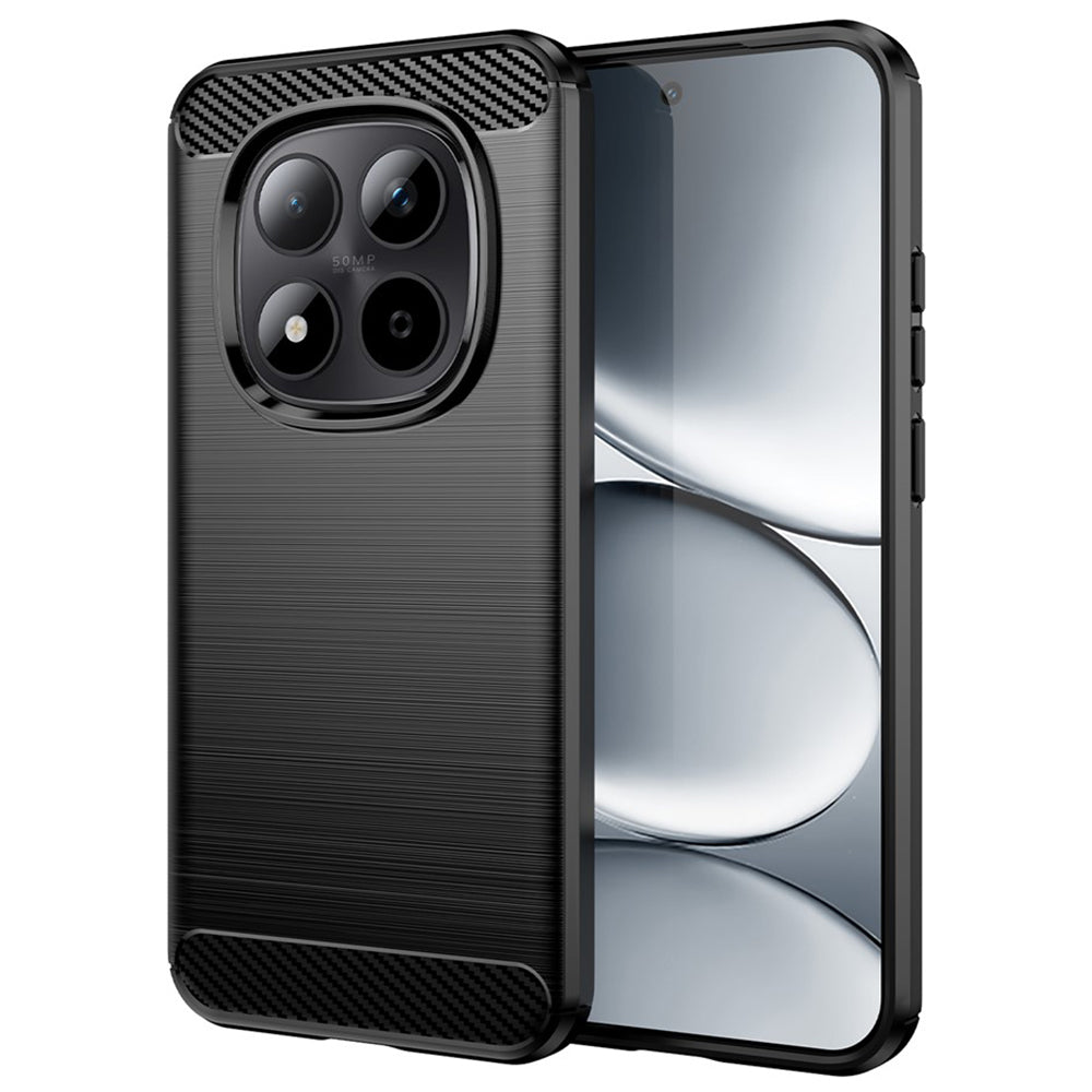 Techsuit - Carbon Silicone - Xiaomi Redmi Note 15 Pro 4G - Black