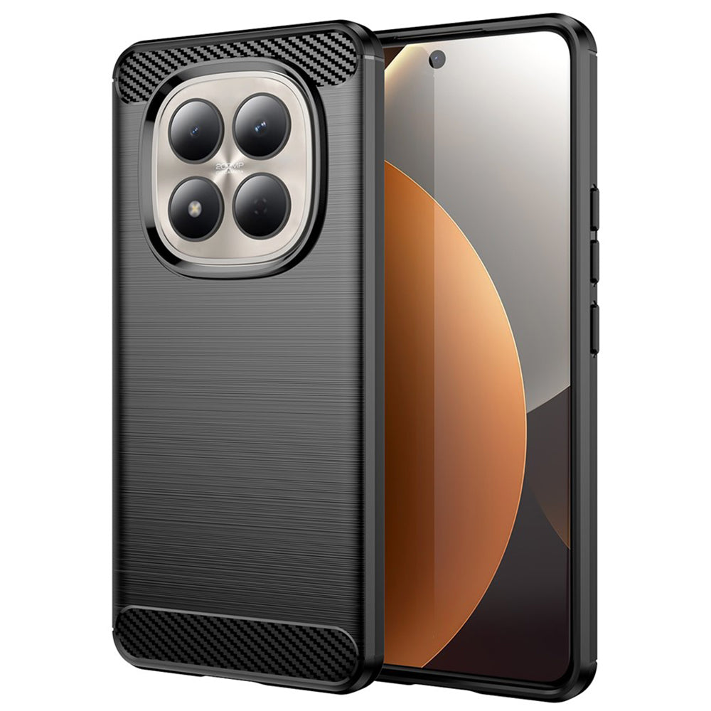 Techsuit - Carbon Silicone - Xiaomi Redmi Note 15 Pro 5G - Black