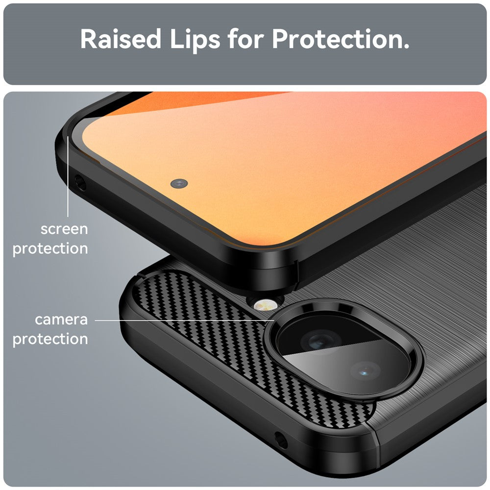 Techsuit - Carbon Silicone - Google Pixel 10a - Black
