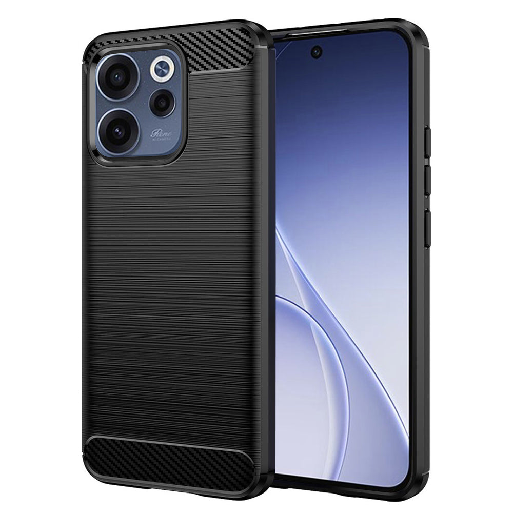 Techsuit - Carbon Silicone - Oppo Reno15 F / Reno15 FS 5G - Black