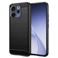 Techsuit - Carbon Silicone - Oppo Reno15 F / Reno15 FS 5G - Black
