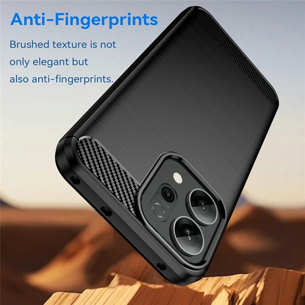 Techsuit - Carbon Silicone - Oppo Reno15 F / Reno15 FS 5G - Black