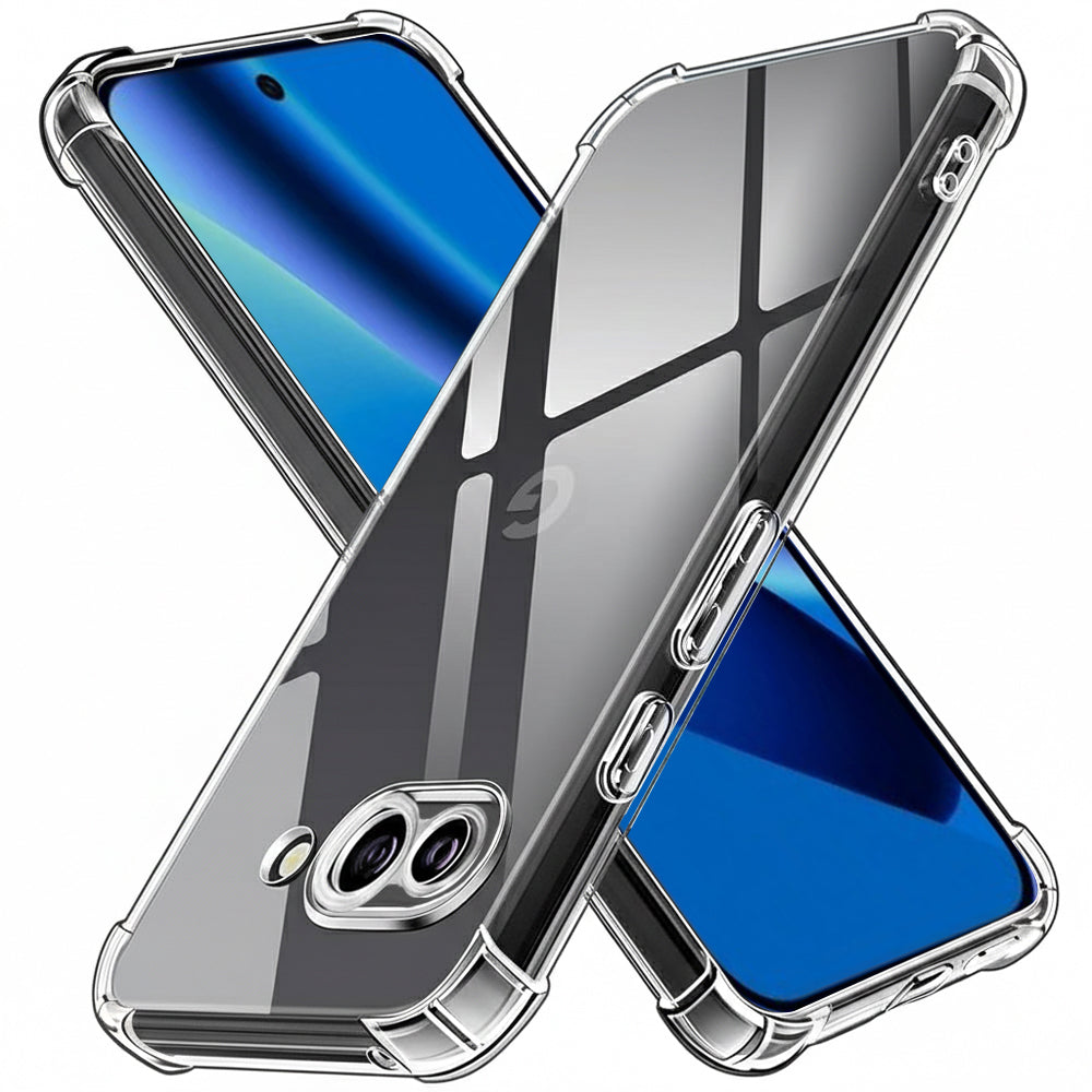 Techsuit - Shockproof Clear Silicone - Google Pixel 10a - Clear