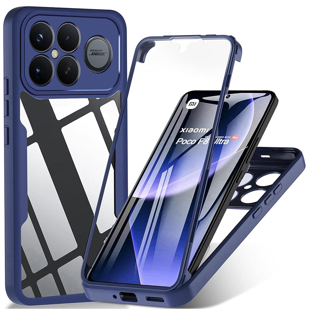 Techsuit - ColorVerse 360 Series + Screen Protector - Xiaomi Poco F8 Ultra - Blue