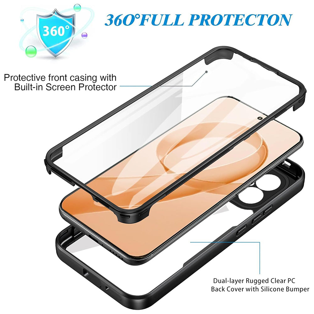 Techsuit - ColorVerse 360 Series + Screen Protector - Xiaomi Poco F8 Ultra - Black