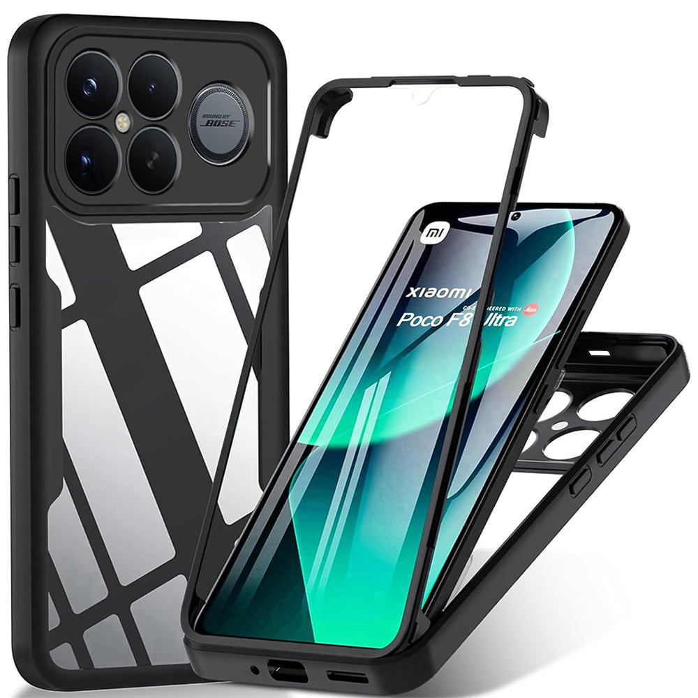 Techsuit - ColorVerse 360 Series + Screen Protector - Xiaomi Poco F8 Ultra - Black