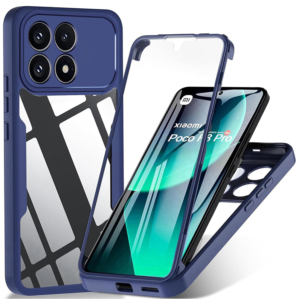 Techsuit - ColorVerse 360 Series + Screen Protector - Xiaomi Poco F8 Pro - Blue