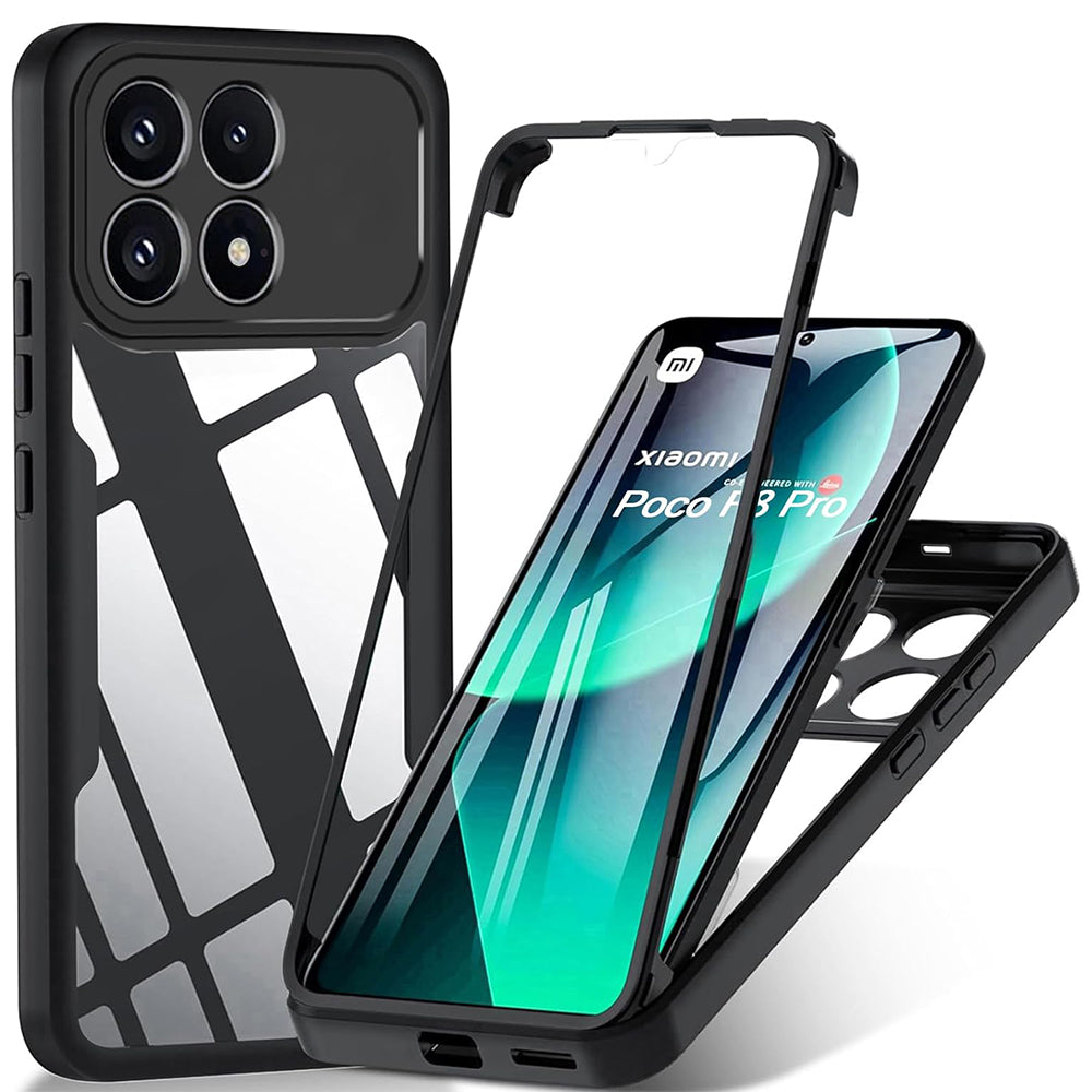 Techsuit - ColorVerse 360 Series + Screen Protector - Xiaomi Poco F8 Pro - Black