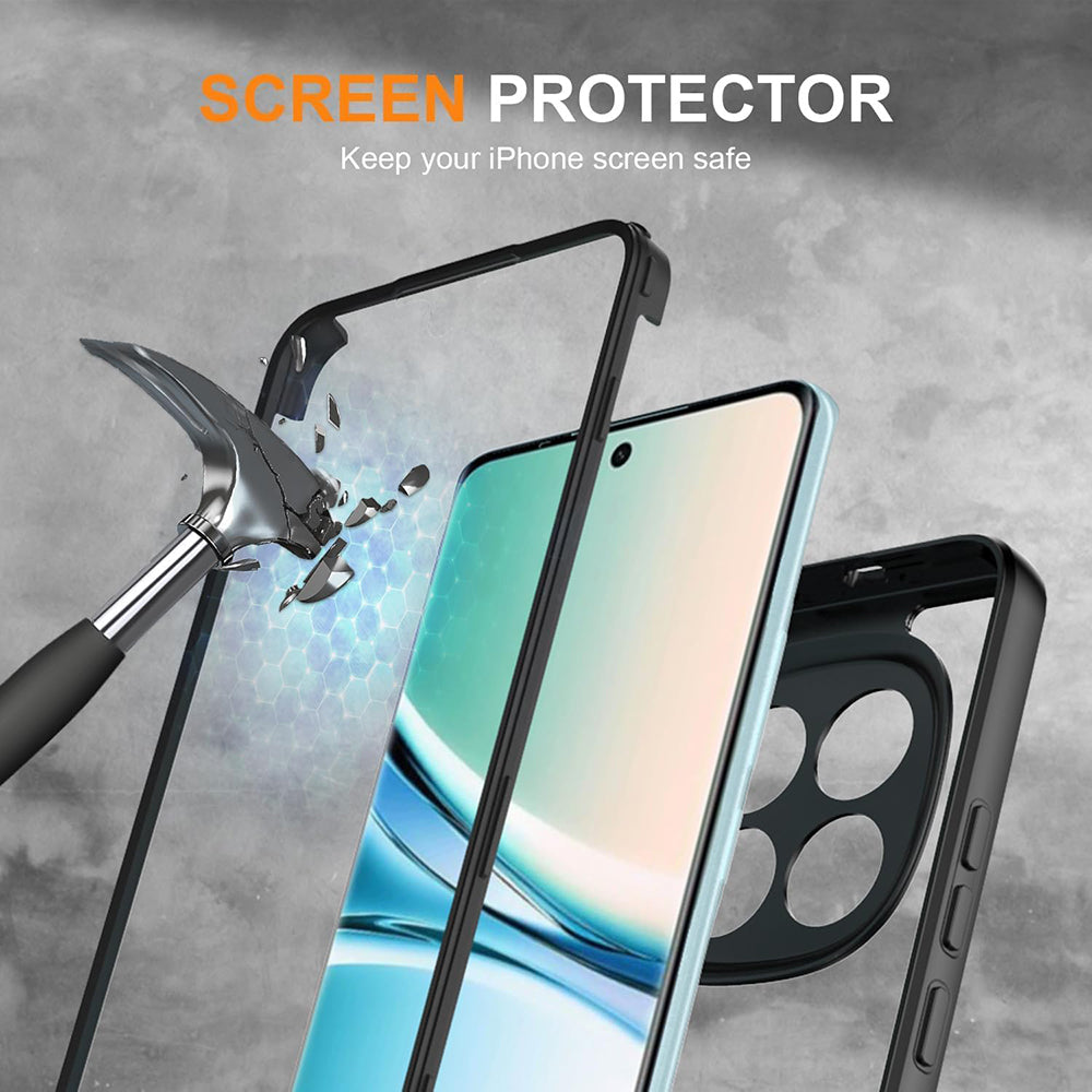 Techsuit - ColorVerse 360 Series + Screen Protector - Xiaomi Redmi Note 15 5G / Poco M8 5G - Black