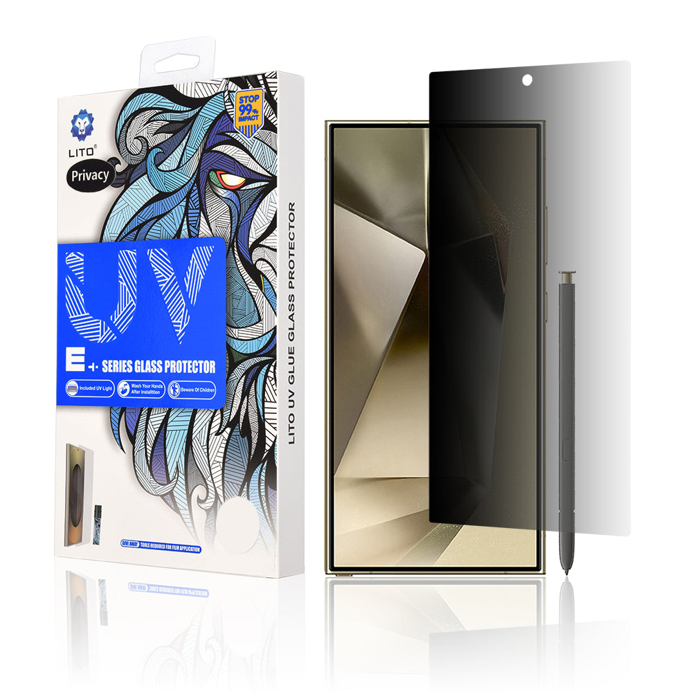 Lito - 3D UV Glass - Samsung Galaxy S24 Ultra - Privacy