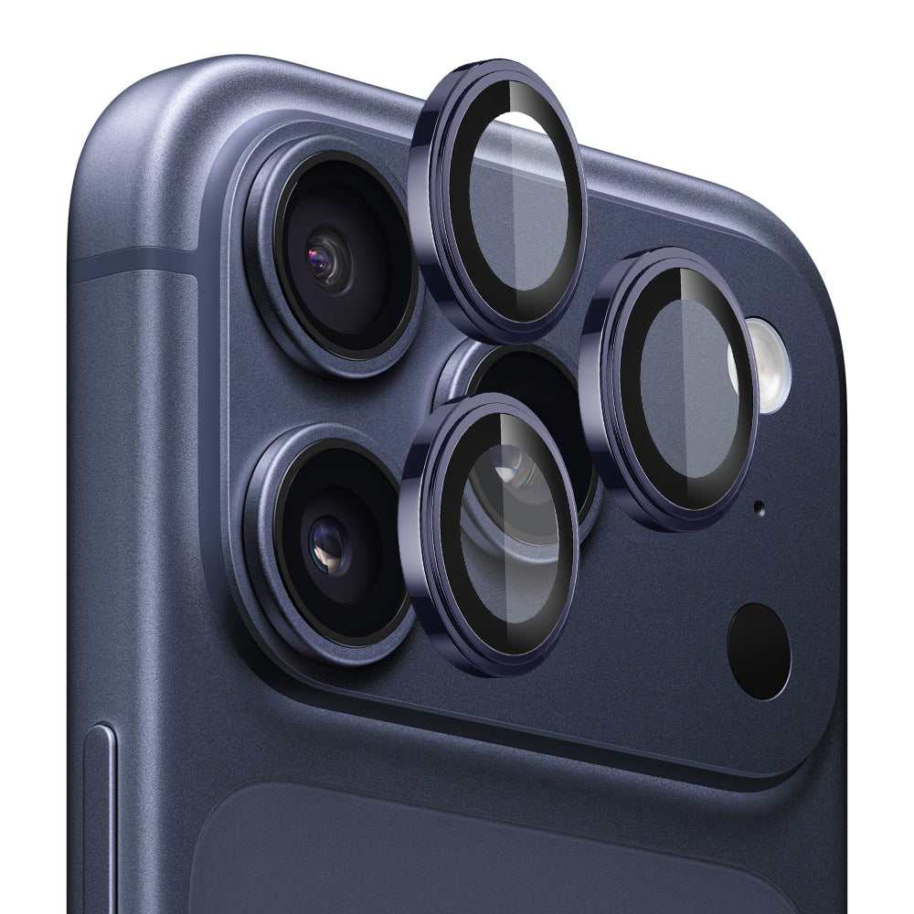 Lito - S+ Camera Glass Protector - iPhone 17 Pro / iPhone 17 Pro Max - Navy Blue