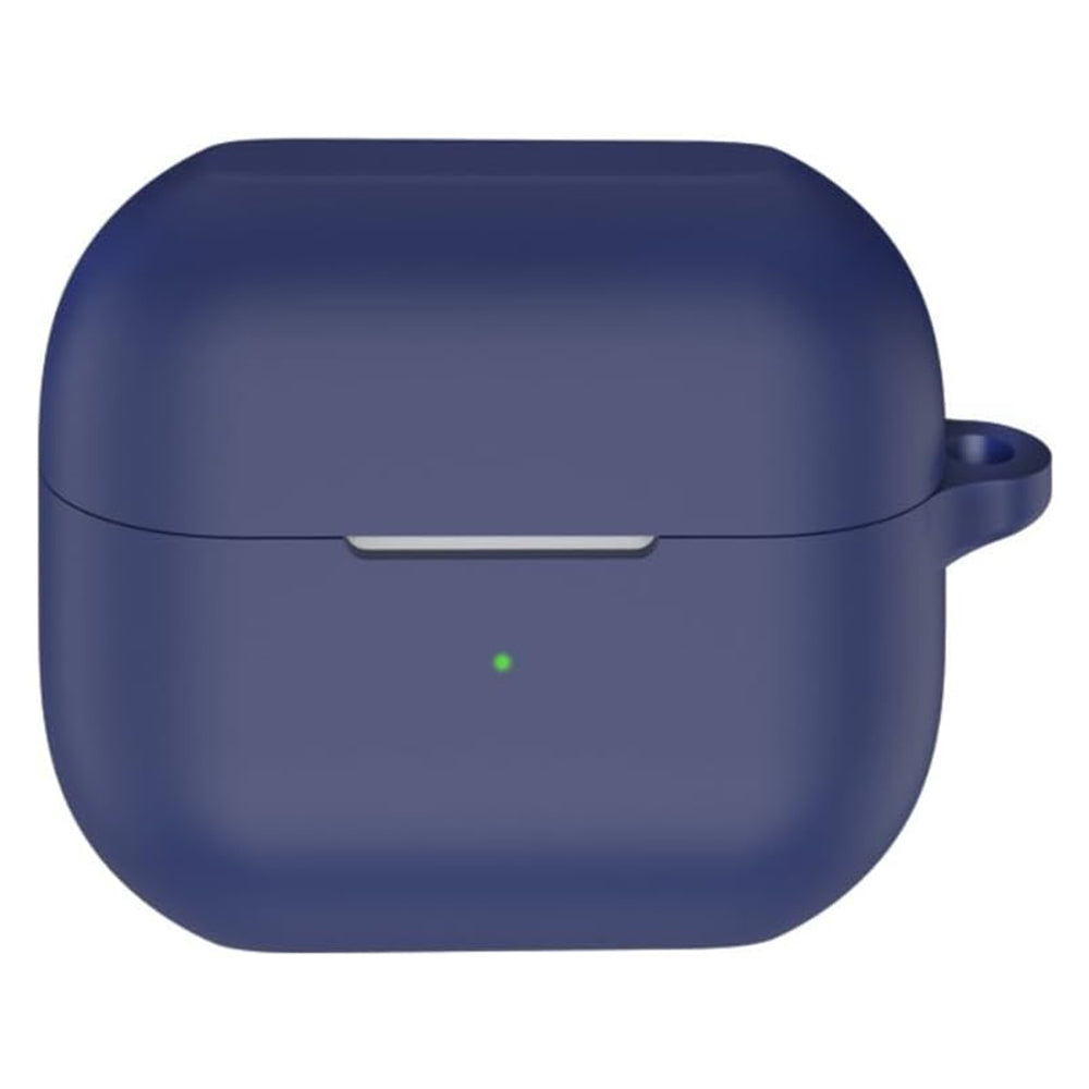 Techsuit - Silicone Case - for Samsung Galaxy Buds 3 / 3 Pro / 3 FE, Smooth Ultrathin Material - Navy Blue