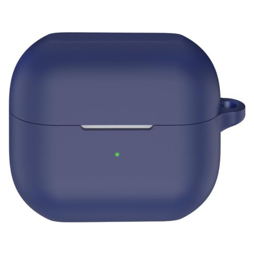 Techsuit - Silicone Case - for Samsung Galaxy Buds 3 / 3 Pro / 3 FE, Smooth Ultrathin Material - Navy Blue
