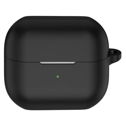 Techsuit - Silicone Case - for Samsung Galaxy Buds 3 / 3 Pro / 3 FE, Smooth Ultrathin Material - Black