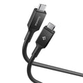 Spigen - Data Cable Essential EB24015CC (ACA10423) - Fast Charging, Type-C, 240W, 40Gbps, E-Marker Chip, 8K, 1.5m - Blac