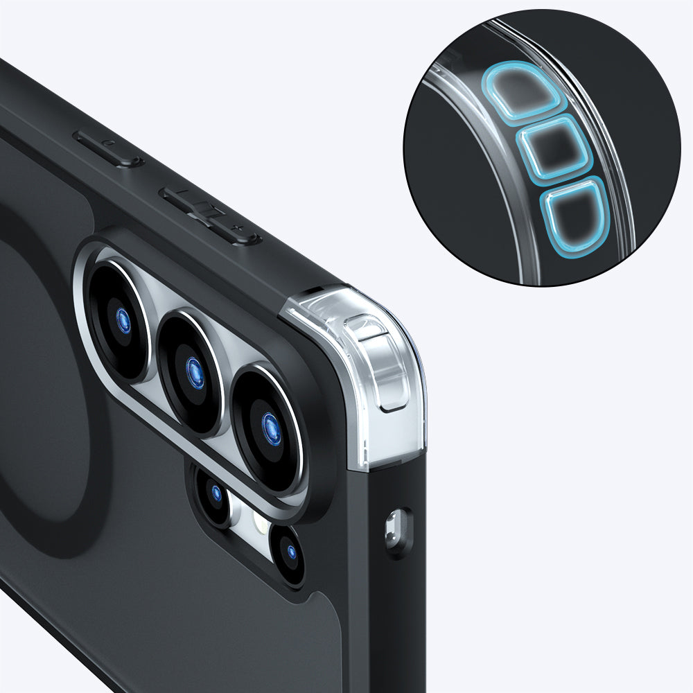 Techsuit - PureFrost MagSafe - Samsung Galaxy S26 Ultra - Frosted Black