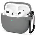 Techsuit - Silicone Case - for Apple AirPods 3, Smooth Ultrathin Material - Gray
