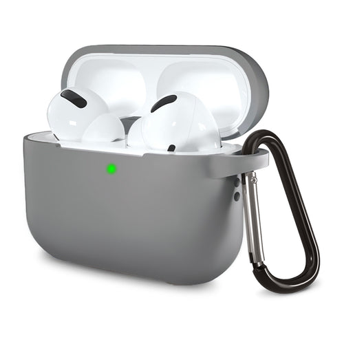 TechSuit Casti Techsuit Silicone Case, for AirPods Pro 1 / 2, Smooth Ultrathin Material, Gri