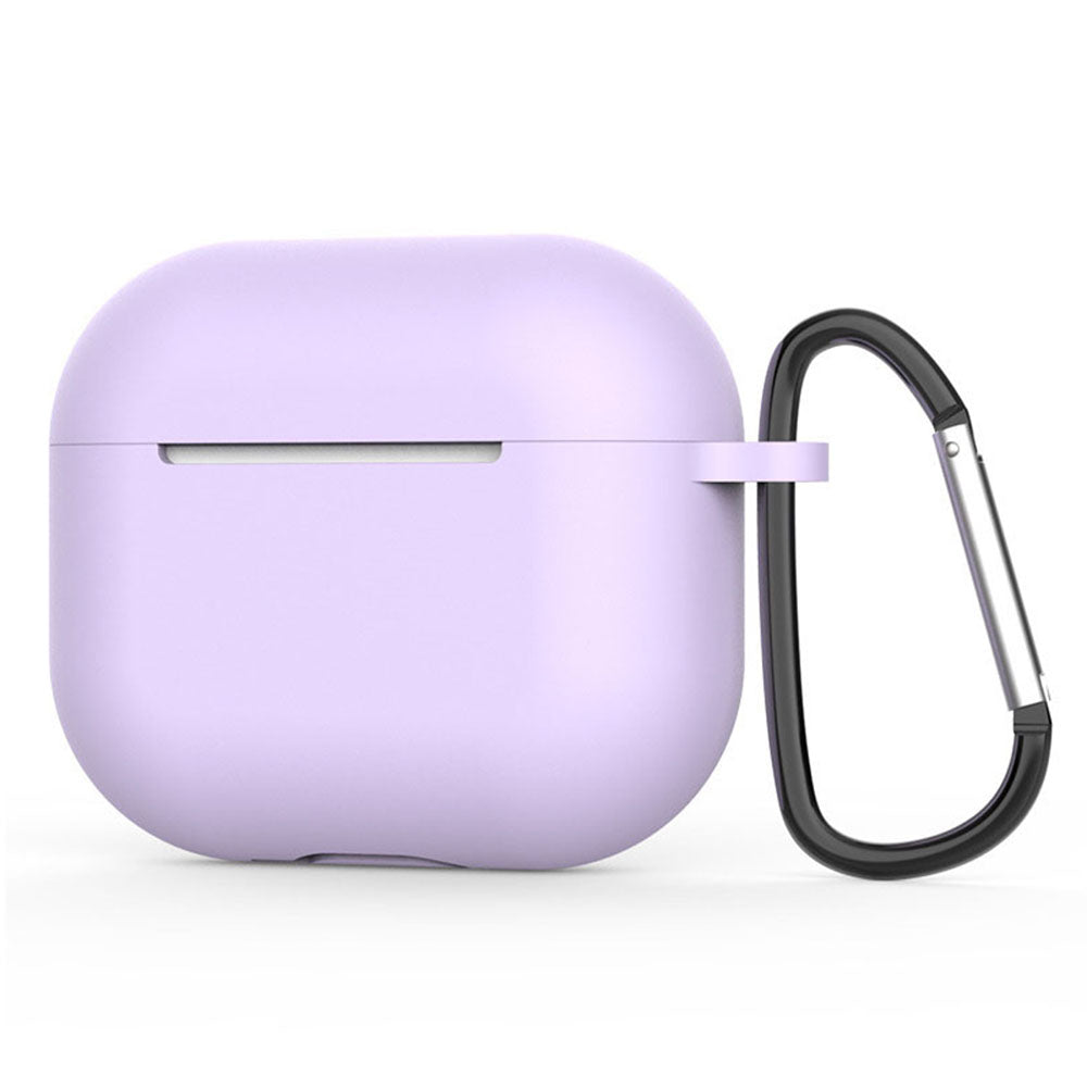 Techsuit - Silicone Case - for AirPods 4, Smooth Ultrathin Material - Purple