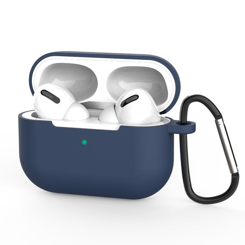 Techsuit - Silicone Case - for AirPods Pro 3, Smooth Ultrathin Material - Navy Blue
