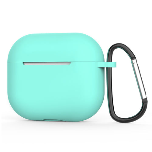 Techsuit - Silicone Case - for AirPods 4, Smooth Ultrathin Material - Turquoise