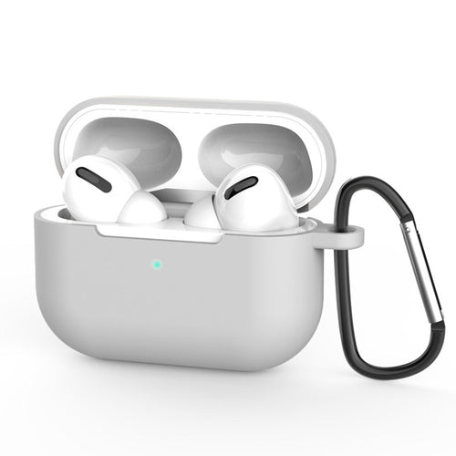 TechSuit Casti Techsuit Silicone Case, for AirPods Pro 3, Smooth Ultrathin Material, Gri Deschis
