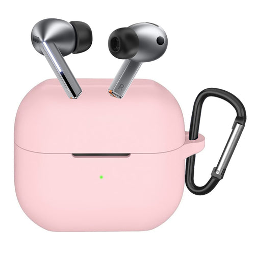 Techsuit - Silicone Case - for Samsung Galaxy Buds 3 / 3 Pro / 3 FE, Smooth Ultrathin Material - Pink