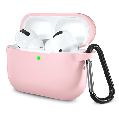Techsuit - Silicone Case - for AirPods Pro 1 / 2, Smooth Ultrathin Material - Pink