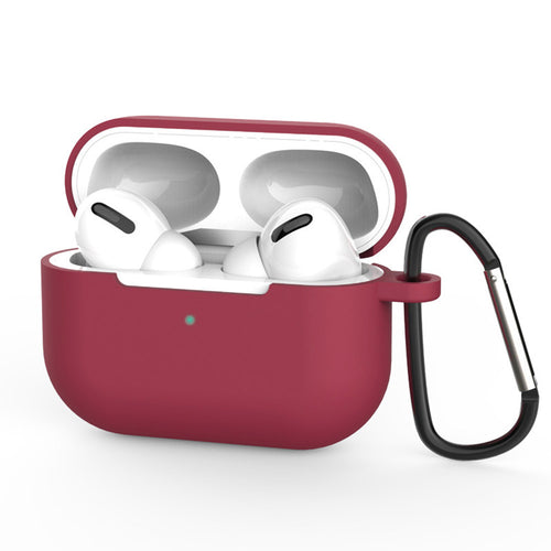Techsuit - Silicone Case - for AirPods Pro 3, Smooth Ultrathin Material - Bordeaux