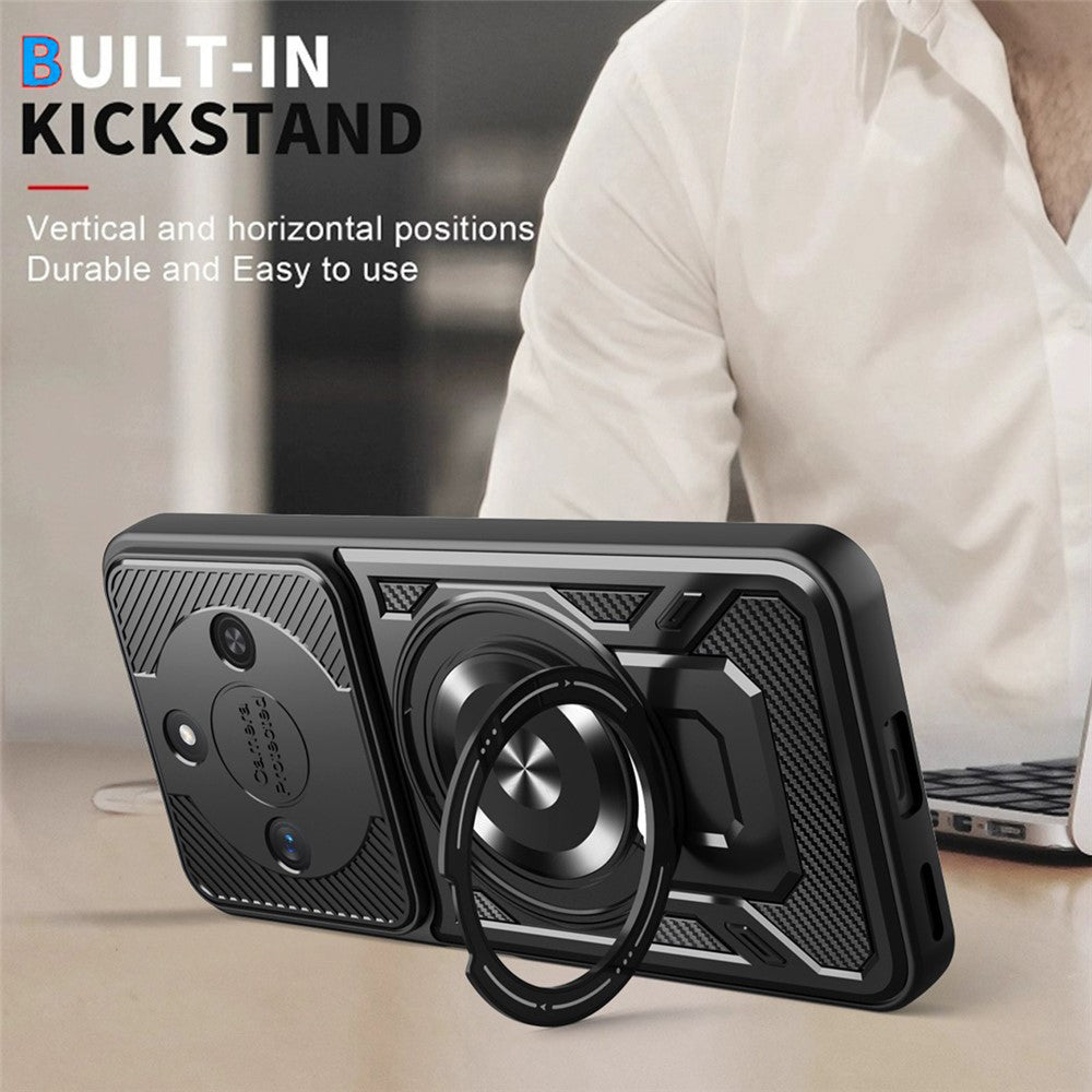 Husa de protectie Techsuit RuggedCam compatibil cu Honor X9c Smart, Albastru