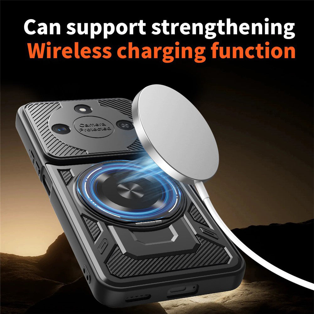 Husa de protectie Techsuit RuggedCam compatibil cu Honor X9c Smart, Albastru