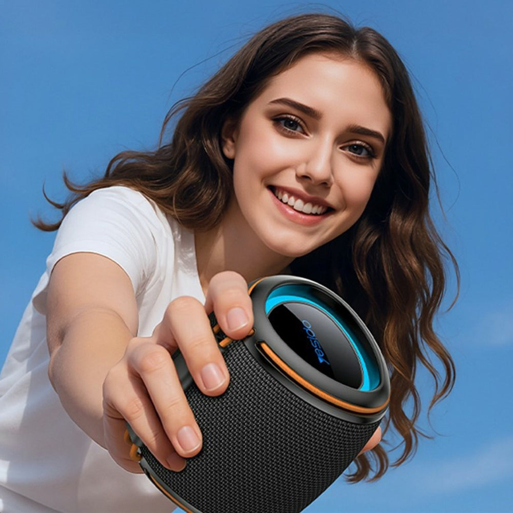Yesido - Wireless Speaker (YSW40) - Bluetooth 5.3, Type-C, TF Card, USB, 1200mAh, 8W - Black